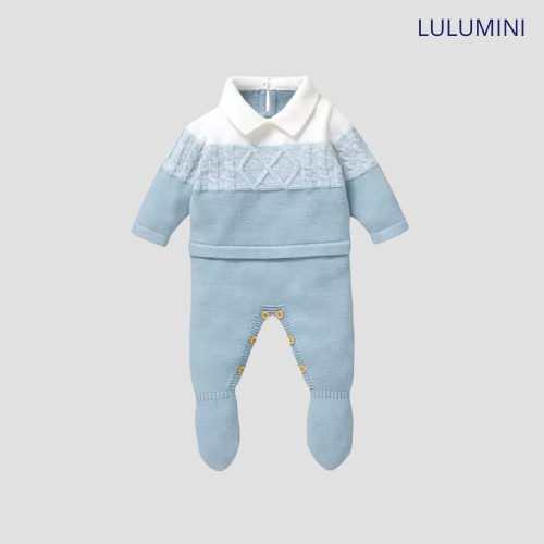 Gestrickter Baby-Overall