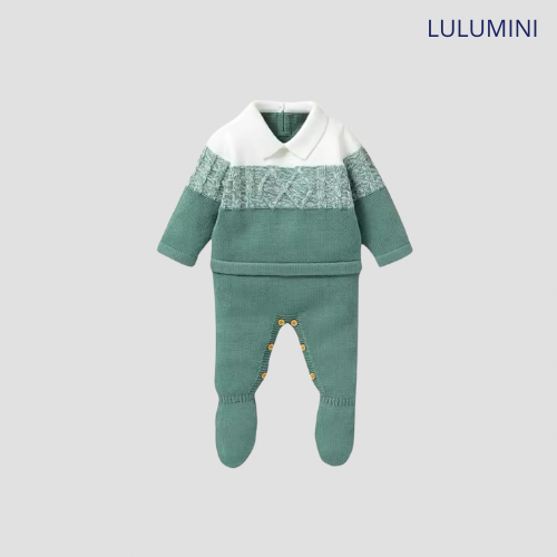 Gestrickter Baby-Overall